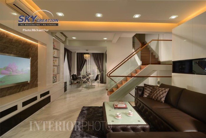 Cluster house interior design