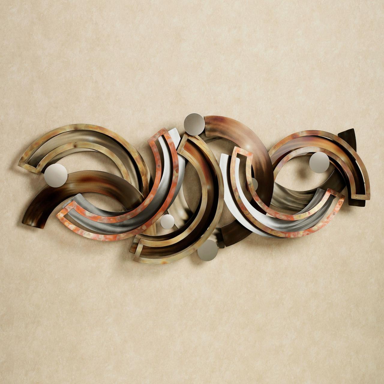 Abstract wall decor metal