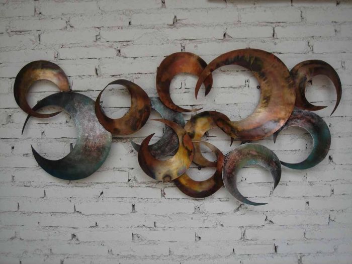 African metal wall decor