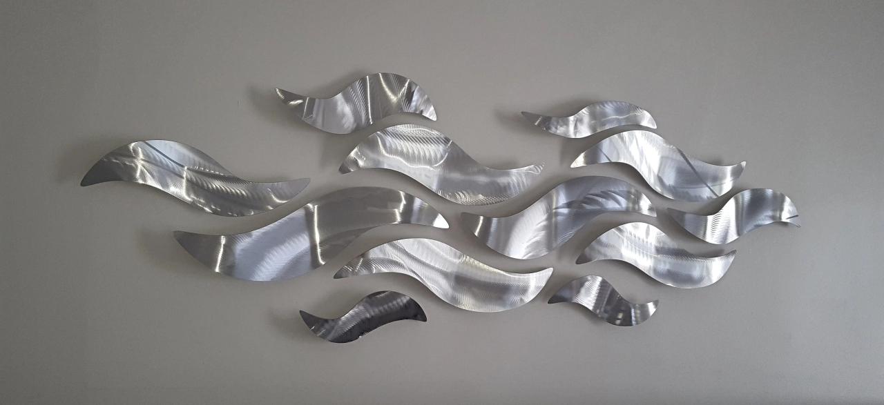 Abstract metal art wall decor