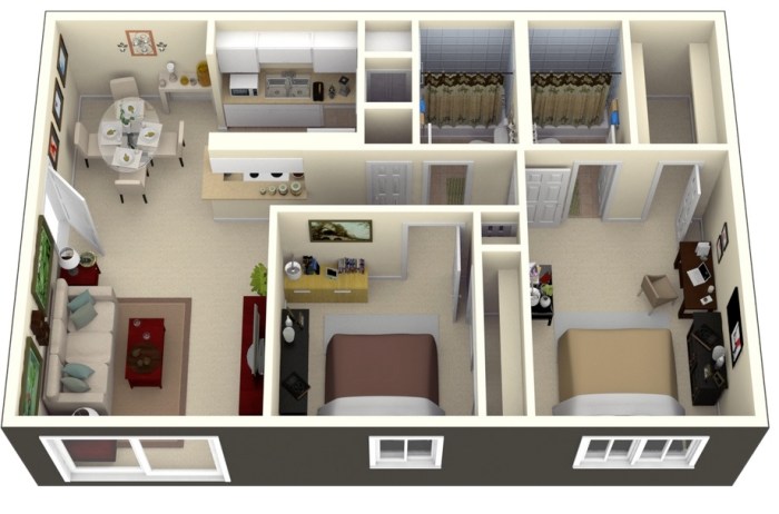 Bedroom plans floor two layout designer