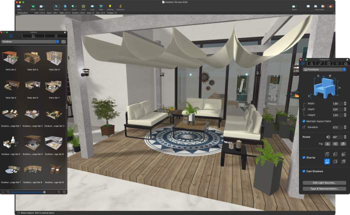 3d house interior design software free